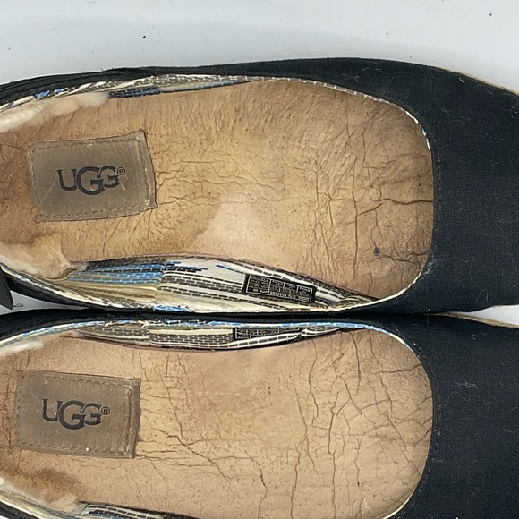 “UGG” Charcoal Black Espadrilles. - Picture 6 of 12